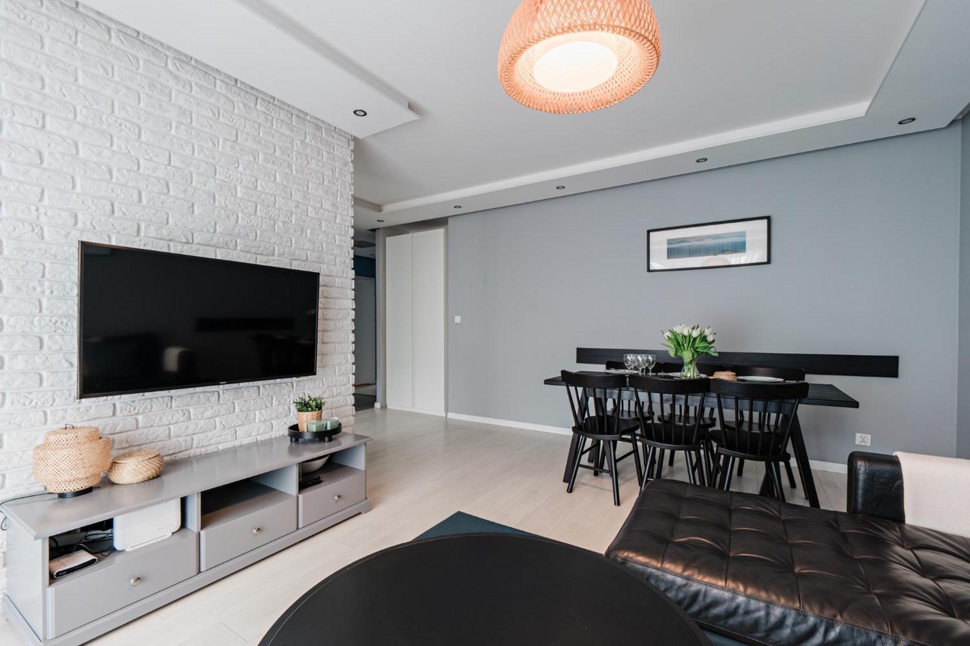 Apartament Aurora, Free Parking กดัญสก์ ภายนอก รูปภาพ