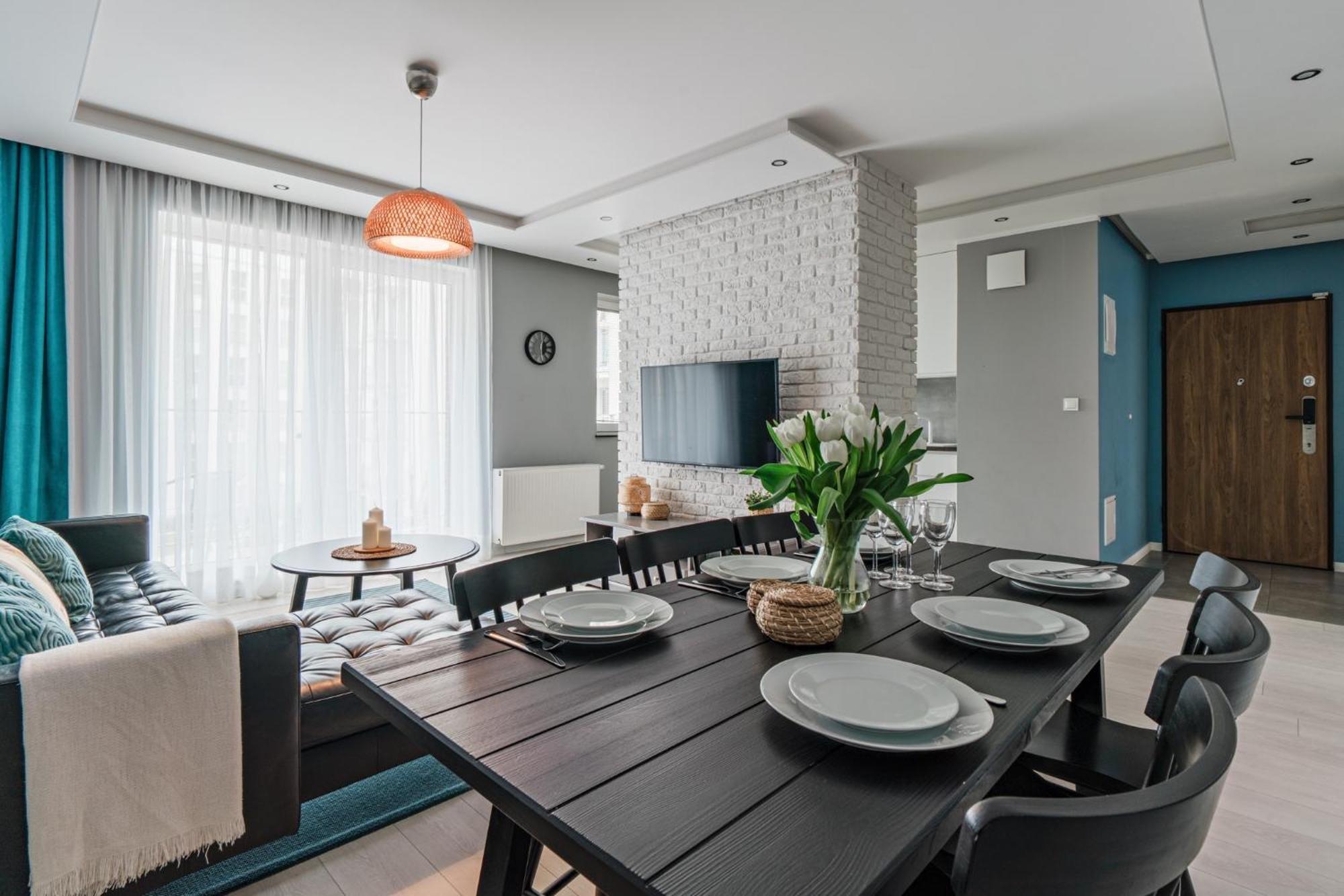 Apartament Aurora, Free Parking กดัญสก์ ภายนอก รูปภาพ